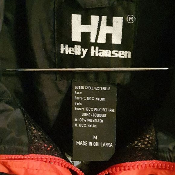 Men's Helly Hansen Colorblock Waterproof Rain Parka sz Med - Picture 4 of 6